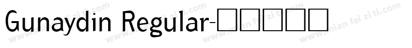 Gunaydin Regular字体转换